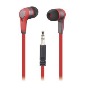 Audífonos Unno Rockbuds HS7003RD 3,5 mm rojos