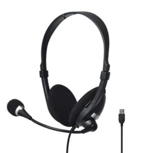 Audífonos Unno ACE 5 HS7205BK USB-A con micrófono