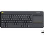 Teclado Logitech K400 Plus con touchpad en inglés