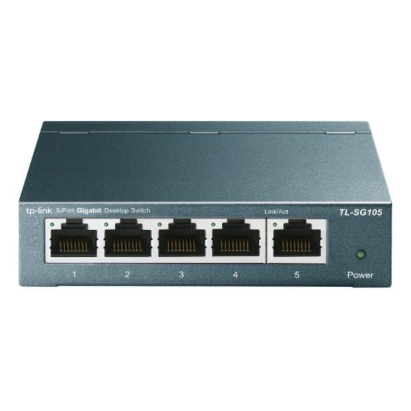 Switch TP-Link TL-SG105 de 5 puertos Gigabit