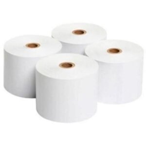 ROLLO CONTINUO TÉRMICO SAT AMERICA 80MM X 60MTS 48G NÚCLEO C60 X caja SATRT8060C60ON