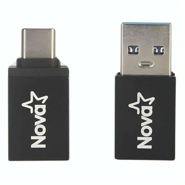Adaptador NOVA USB-A a USB-C / USB-C a OTG FADOTG01002C
