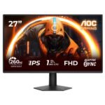 Monitor GAMING AOC 27G50Z 27 PULG PLANO 1920X1080 FHD 260 HZ FAST IPS ADAPTIVE SYNC HDMI DISPLAYPORT HDR