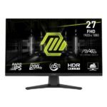 Monitor MSI MAG 272F 27 PULG PLANA 1920 X 1080 FHD 200HZ RAPID IPS ADAPTIVE-SYNC HMDI / DISPLAYPORT 9S6-3CE51T-002