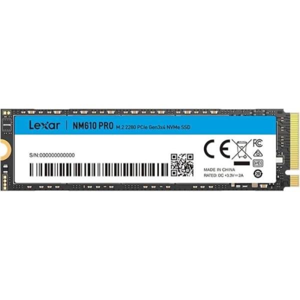 SSD Lexar NM610 PRO 500 GB M.2 2280 NVMe PCIe 3.0