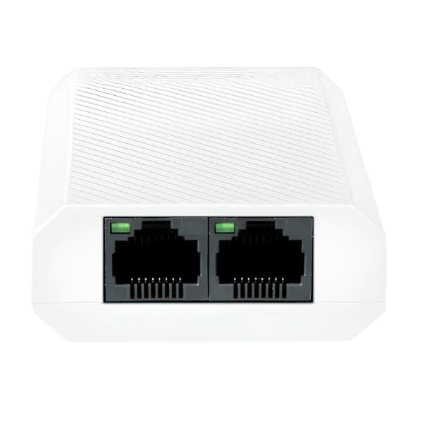 SWITCH Hikvision DS-3E0503DP-E/R 1 puerto GIGABIT POE de ENTRADA 2 puertos GIGABIT POE de SALIDA 10/100/1000 MBPS POE 30 W sin VENTILADOR 301803181