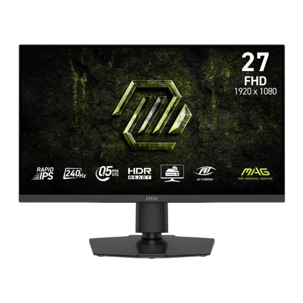 Monitor GAMING MSI MAG 272PF X24 27 PULG PLANA 1920 X 1080 FHD 240HZ IPS ADAPTIVE-SYNC ALTAVOCES 2X2W 9S6-3CE59T-023