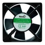 ABANICO de VENTILACION para GABINETE NOVA FCF2050A001C 120MM AC 110V 1950-2100RPM ALUMINIO