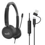 HEADSET NOVA ALÁMBRICO USB-C micrófono INCLUIDO ENC FHS44160001C