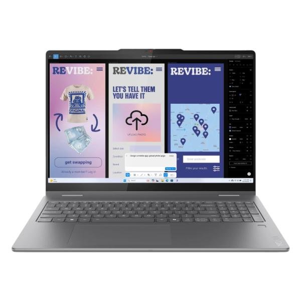 LAPTOP Lenovo YOGA 7I 2-IN-1 16ILL10 INGLES 16 PULG TOUCH Intel ULTRA 7 256V 16GB RAM LPDDR5X 512GB SSD Intel ARC 140V WIN 11 HOME 83JT0047US