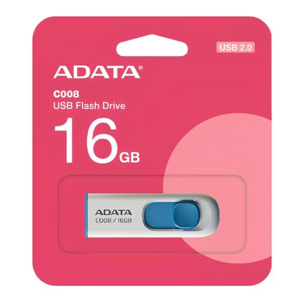Memoria USB 16GB ADATA AC008 USB-A 2.0 AC008-16G-RWE