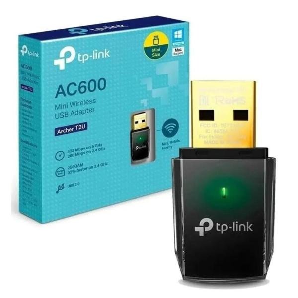 Adaptador TP-Link Archer T2U WiFi 5 AC600