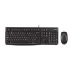Teclado y mouse Logitech MK120 MEMBRANA ALÁMBRICO USB INGLÉS 920-002565