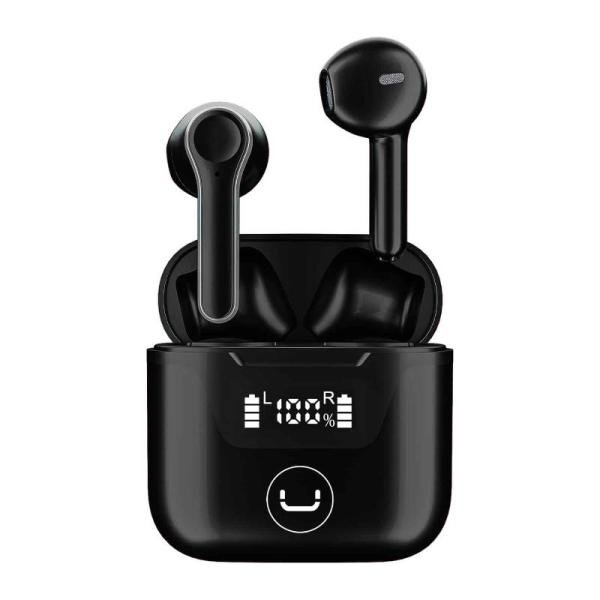 Audífonos Unno Hyper TWS HS7507BK negros