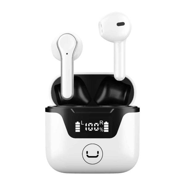 Audífonos Unno Hyper TWS HS7507WT blancos