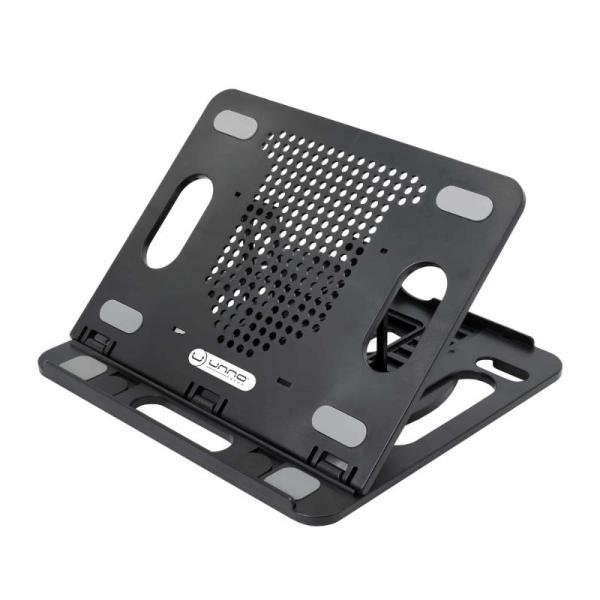 Base Unno NC6115BK para portátil con soporte de celular
