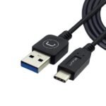 Cable Unno CB4054BK USB-A a USB-C 1,5 m