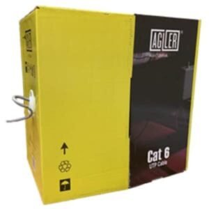Cable UTP AGILER 4 PARES CAT6 1000 FT gris