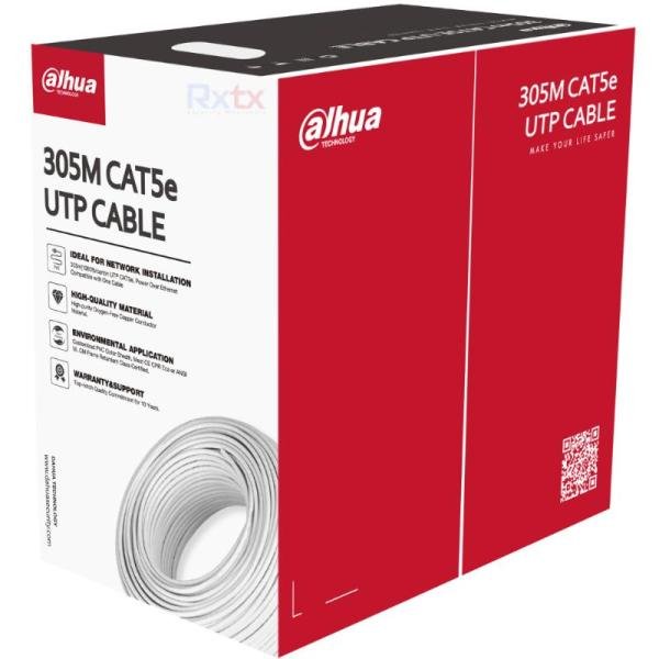 Cable Dahua PFM920I-5EU-U Cat5e cobre 305 m blanco