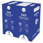 Bobina Unno CB4399GY Cat6 UTP CCA 1000 pies