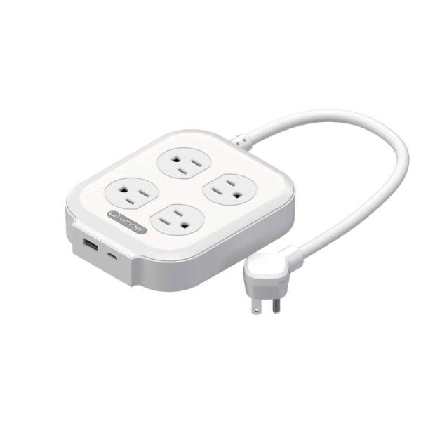 Unno PowerPod PW5085WT 4 tomas y USB-A/USB-C