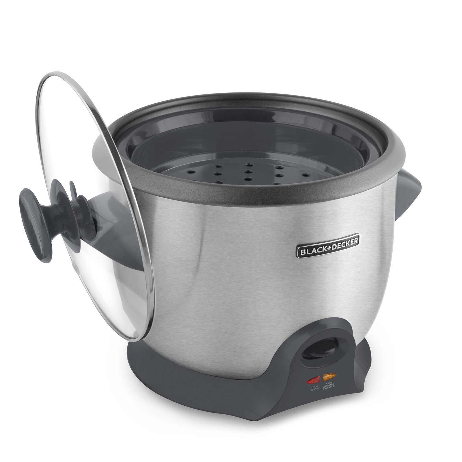 Black + Decker olla arrocera 10 tazas inox RC620SS