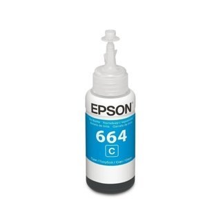 Botella tinta Epson (T664220) CYAN L110/L210/L355/L380