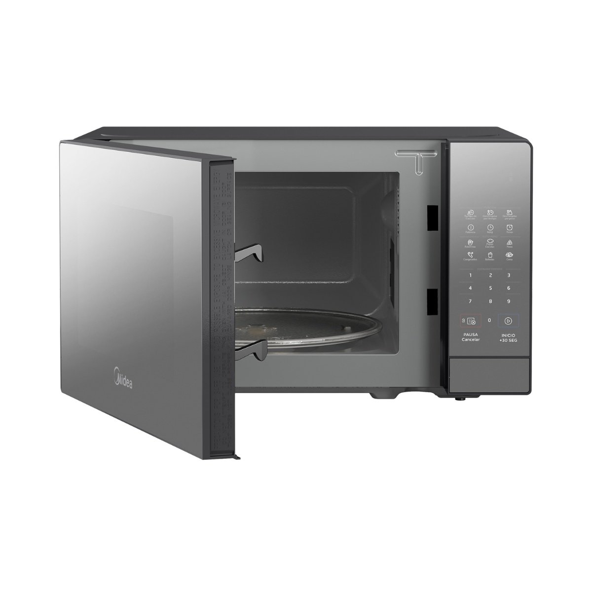Midea Microondas 0.7 pies Negro MMDR07S2MB