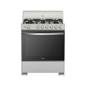 Midea Cocina De gas de 30" 6 quemadores Plateado MGS30FS1BIABGF-CA