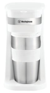 Westinghouse cafetera individual con mug térmico blanca -WKCMGO11WH