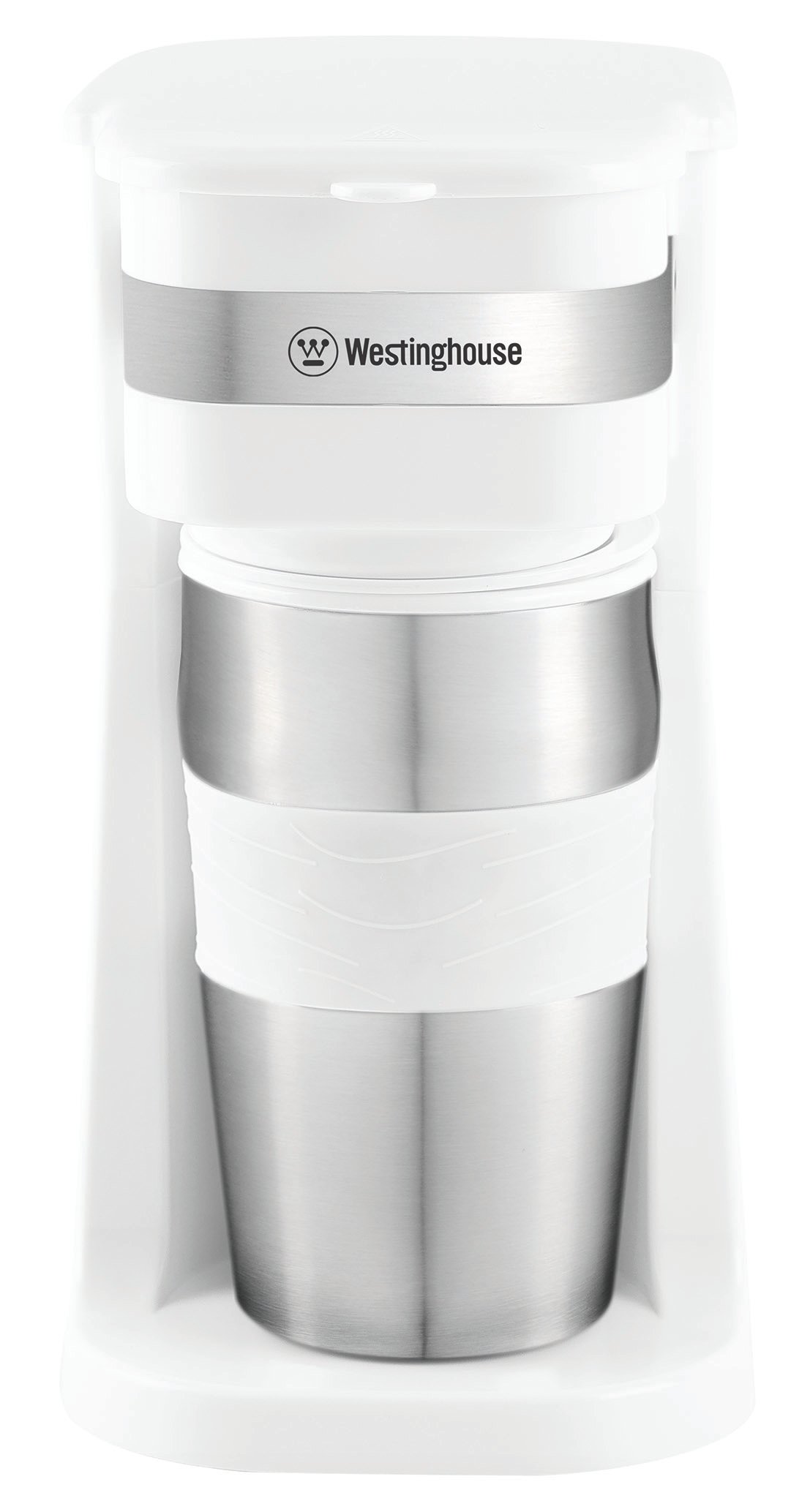 Westinghouse cafetera individual con mug térmico blanca -WKCMGO11WH