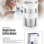 Westinghouse cafetera individual con mug térmico blanca -WKCMGO11WH